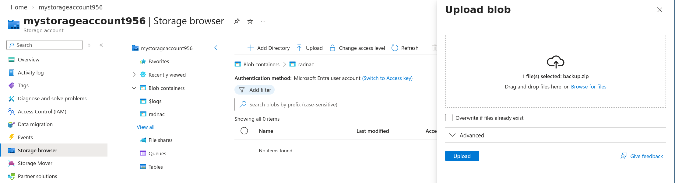 Uploading a dummy placeholder ZIP file
