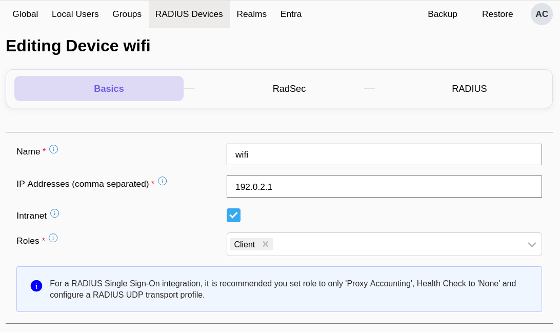 Adding a device